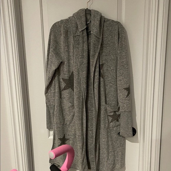 Sweet Romeo Jackets & Blazers - Sweet Romeo Gray Star Pattern Cape